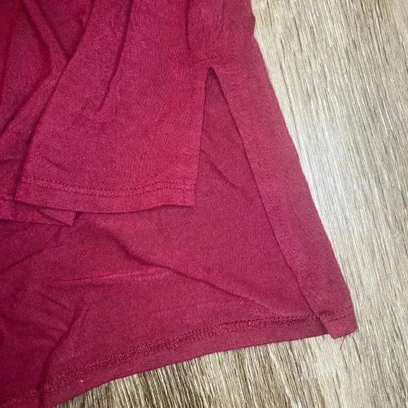 Womens Maurices Red 3/4 Sleeve Tee - S - Picture 4 of 6